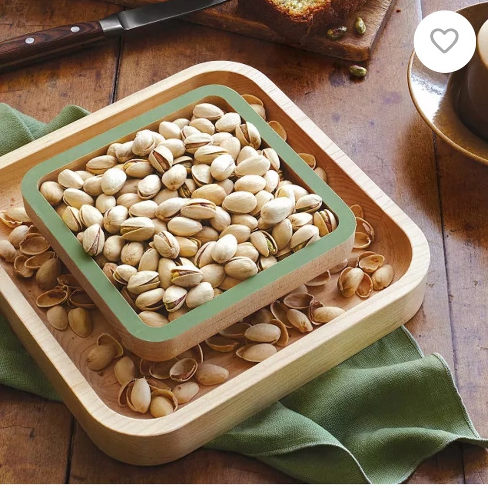 New Wooden tray Pastachio Pedastal from J.K. Adams for the Uncommon Collection